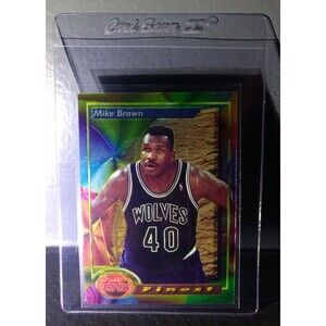 1993-94 Topps Finest Mike Brown #29 Basketball Card